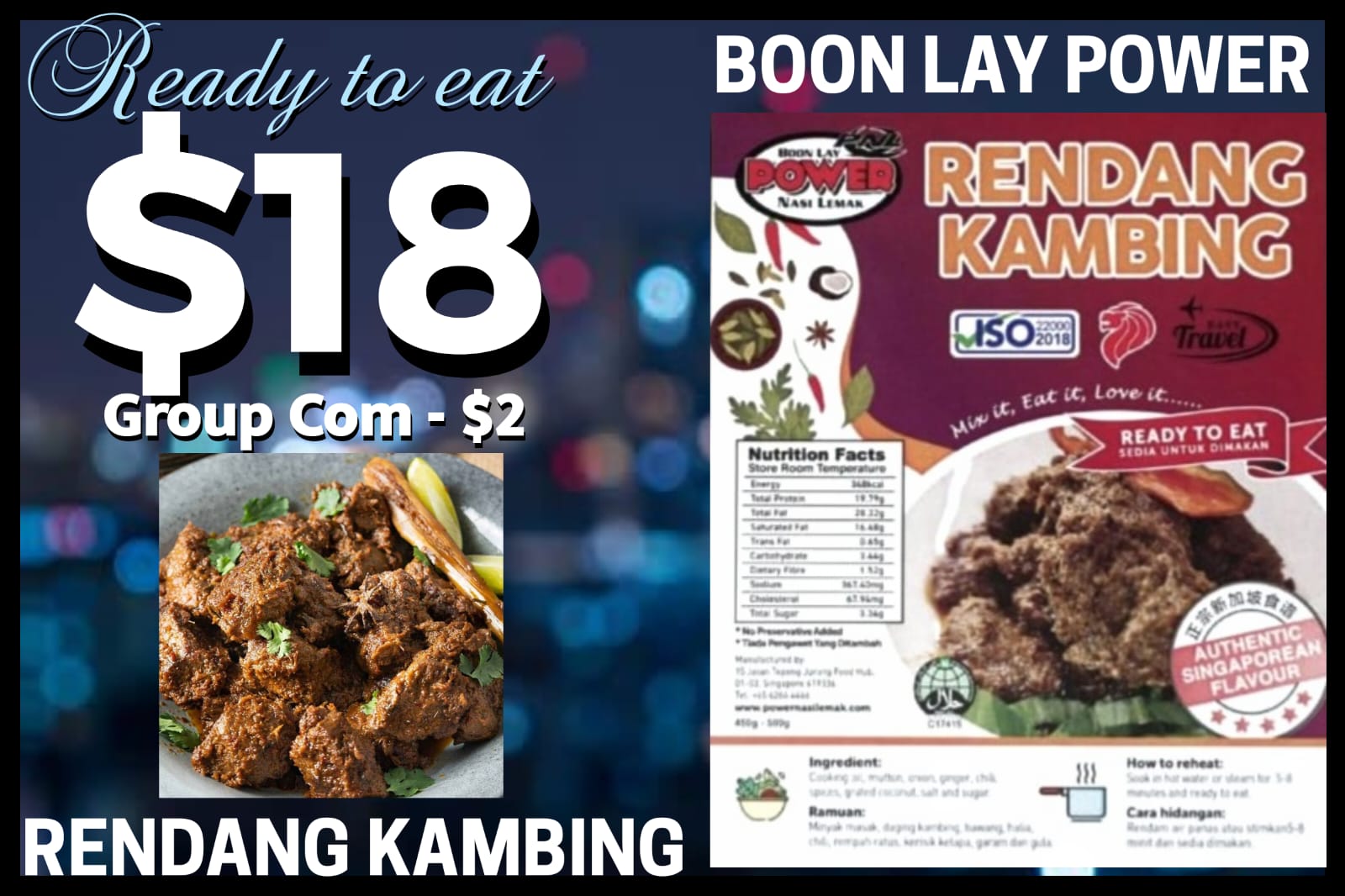 RTE RENDANG KAMBING