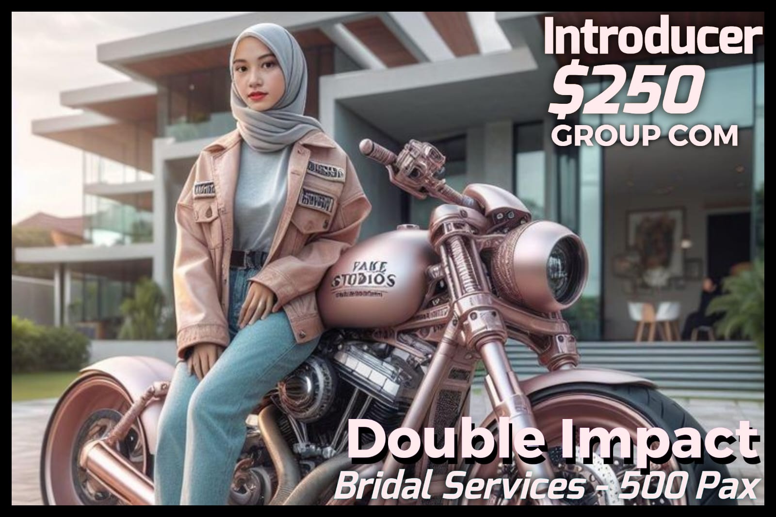 Double Impact Bridal Services 500 Pax